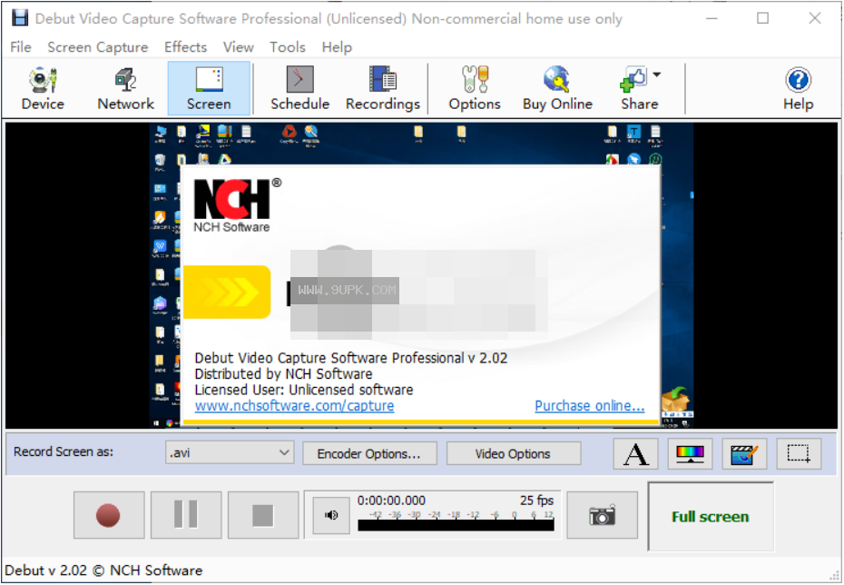 屏幕录制软件NCH Debut Video Capture Software Pro截图（2）