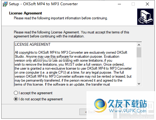 OKSoft MP4 to MP3 Converter