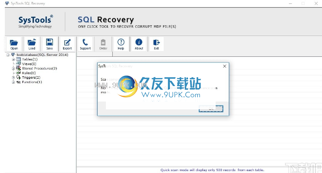 SysTools SQL Backup Recovery