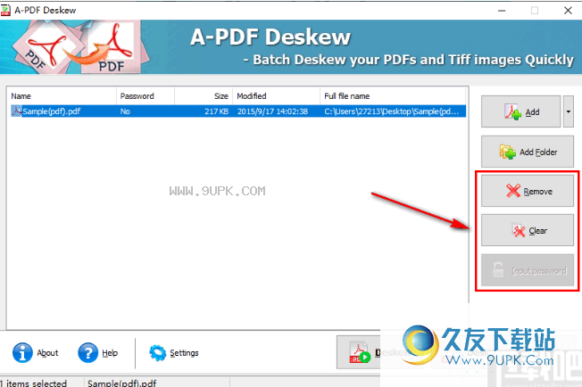 PDFA-PDF Deskew