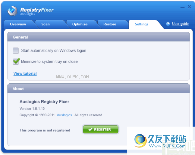 Auslogics RegistryFixer