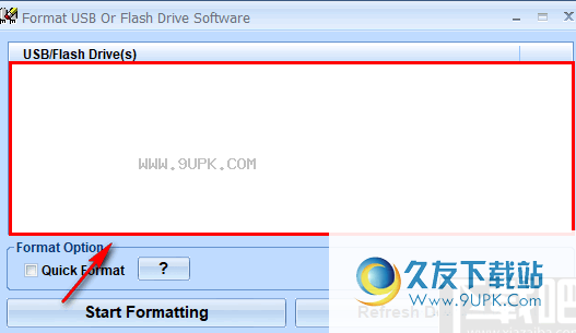 Format USB Or Flash Drive Software
