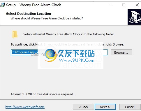 Weeny Free Alarm Clock