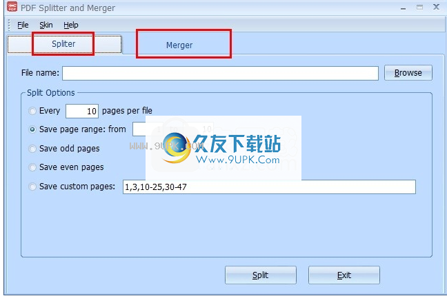 PDF Splitter and Merger Free
