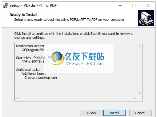 PDFdu PPT To PDF Converter