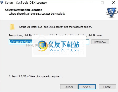 SysTools DBX Locator