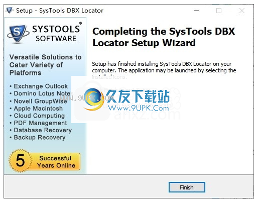SysTools DBX Locator