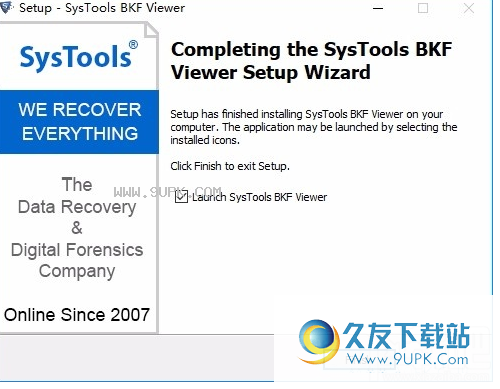 sysTools BKF Viewer
