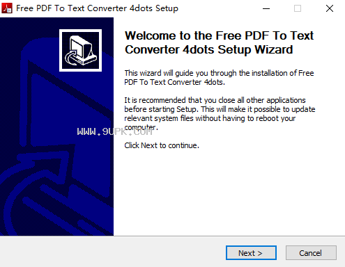 Free PDF To Text Converter截图（1）