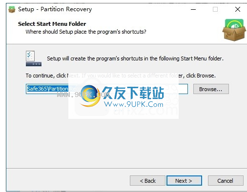 Safe365 Partition Recovery Wizard