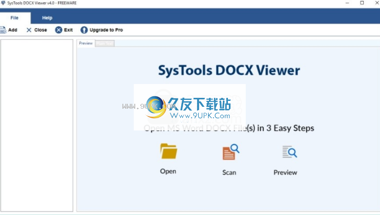 SysTools DOCX Viewer