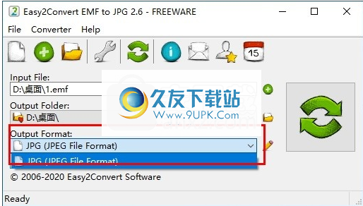 Easy2Convert EMF to JPG