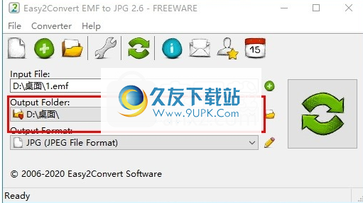 Easy2Convert EMF to JPG