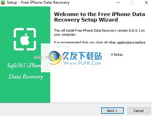 Safe365 Free iPhone Data Recovery