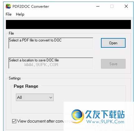 PDF2DOC Converter