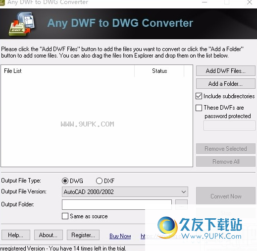 Any DWF to DWG Converter