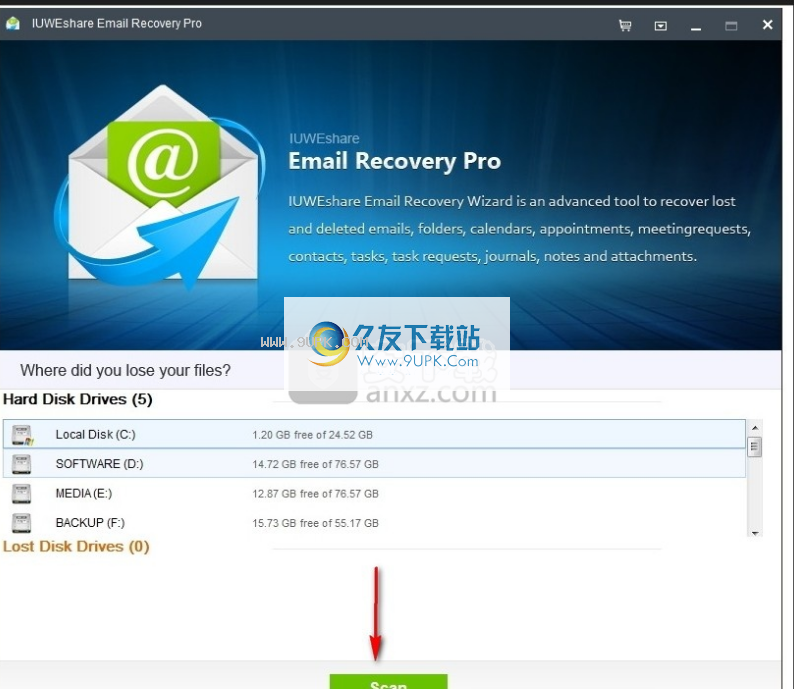 IUWEshare Email Recovery Pro