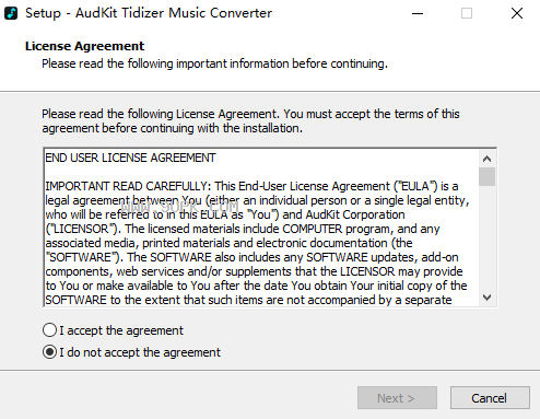 AudKit Tidizer Music Converter截图（1）