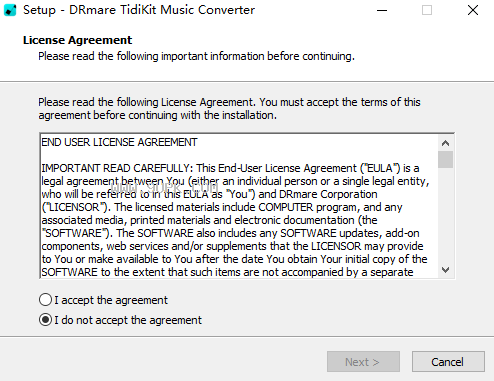 DRmare TidiKit Music Converter截图（1）