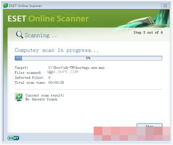 ESET Online Scanner截图（3）