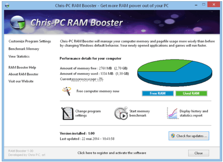 Chris-PC RAM Booster截图（3）