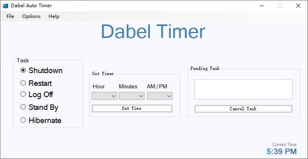 Dabel Auto Timer 1.0免安装版[电脑定时关机软件]截图（2）