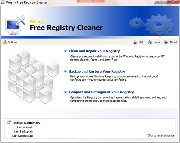 Weeny Free Registry Cleaner截图（1）