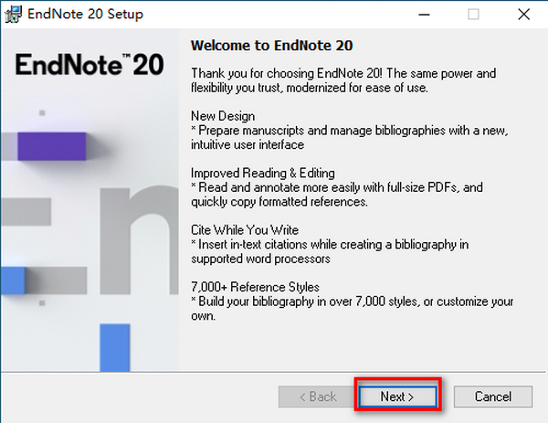 EndNote 20(参考文献管理工具)截图（2）