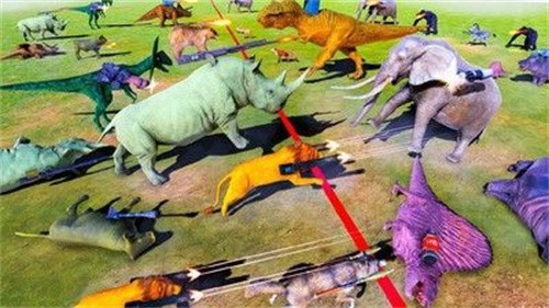 动物王国大战恐龙截图（1）