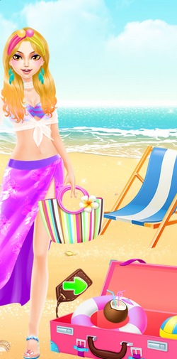 芭比少女海滩换装 1.2.1安卓版截图（1）