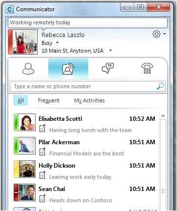 微软下一代企业版Messenger预览