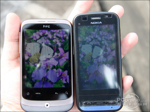 诺基亚6对比HTC野火