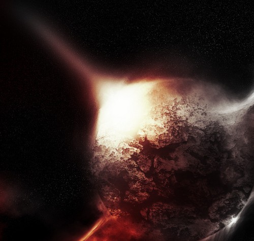 PS的学习教程(权威发布)用Photoshop制作一个流星撞击星球的场景的教程分享