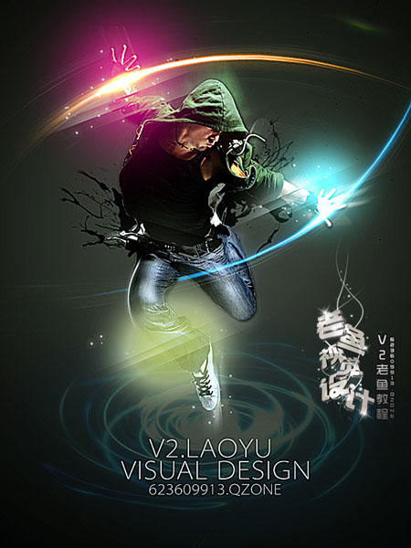 怎么用Photoshop打造超酷的光影风格舞者海报？用Photoshop打造超酷的光影风格舞者海报的方法是什么？