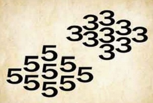 看图猜成语数字9个3和9个5是什么成语