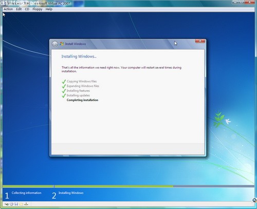 Windows 7 Build7068安装全过程