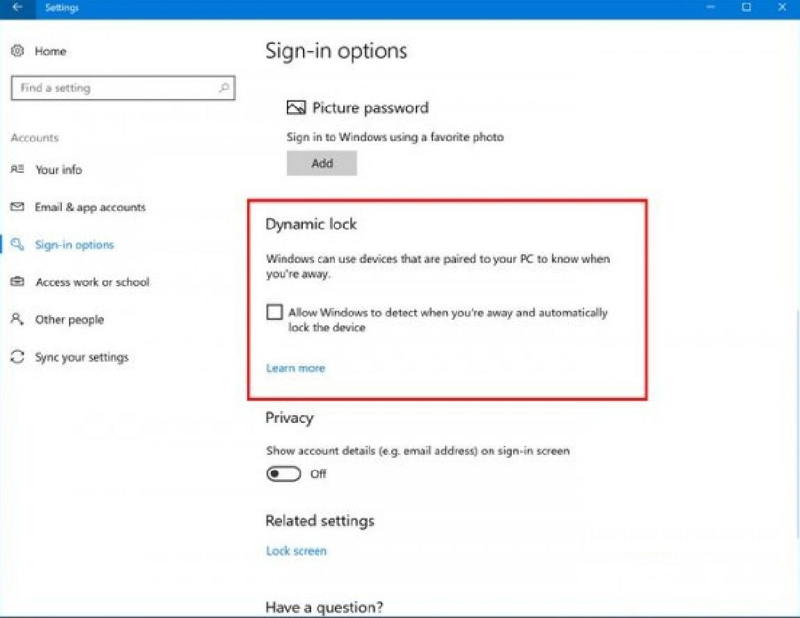 Windows 10新功能:用户不在电脑前就自动锁屏