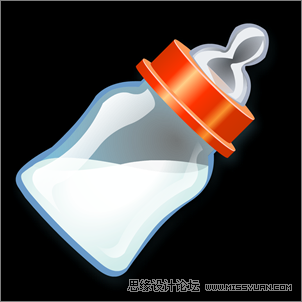 Flash进阶教程 怎么用Flash绘图制作奶瓶标志？