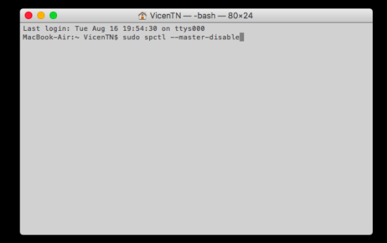 OSX 10.12任何来源选项不见了怎么回事？ macOS Sierra打开任何来源方法