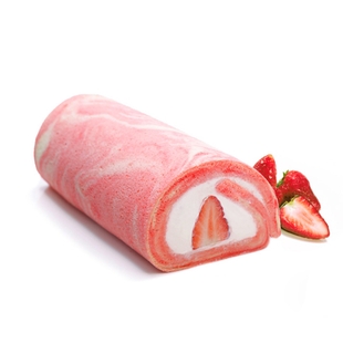 酸奶草莓蛋糕卷