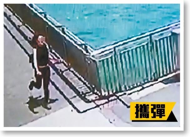 香港黑衣女放置炸弹物 假炸弹惊魂