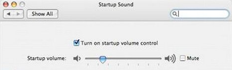 mac开机声音设置关闭方法