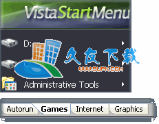 Vista Start Menu Pro 3.85 多语绿色版[将开始菜单分小组]截图（1）