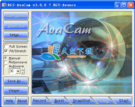 【视频截图程序】RGS-AvaCam下载v2.0.0.1020英文版截图（1）