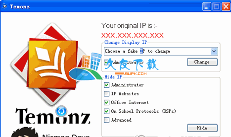 【修改隐藏IP软件】Temonz下载V1.00多语版
