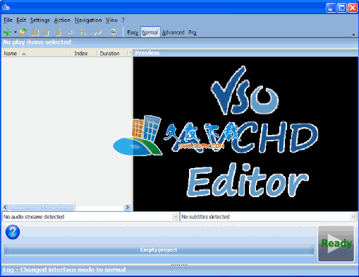 【AVCHD/蓝光视频编辑器】Free AVCHD Editor下载V0.4.4.1英文版截图（1）