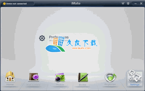 【iOS设备数据备份还原软件】Wondershare iMate下载V1.0.4英文版截图（1）
