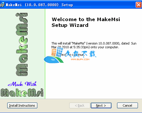 【MSI安装文件制作器】MAKEMSI下载v11.249英文版截图（1）