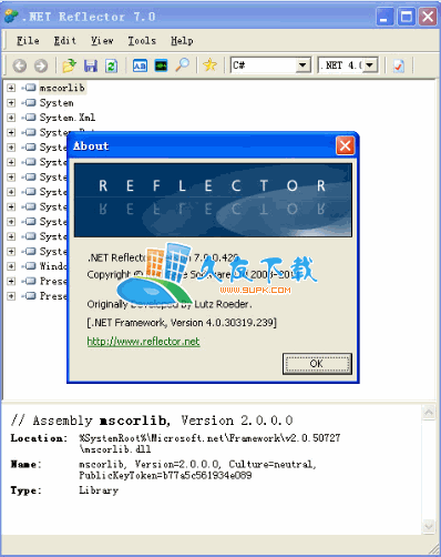 【.NET反编译软件】.NET Reflector下载9.0.3.115英文版