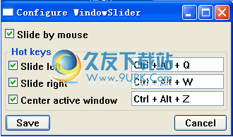 WindowSlider下载0.2.0英文版[桌面整理工具]截图（1）